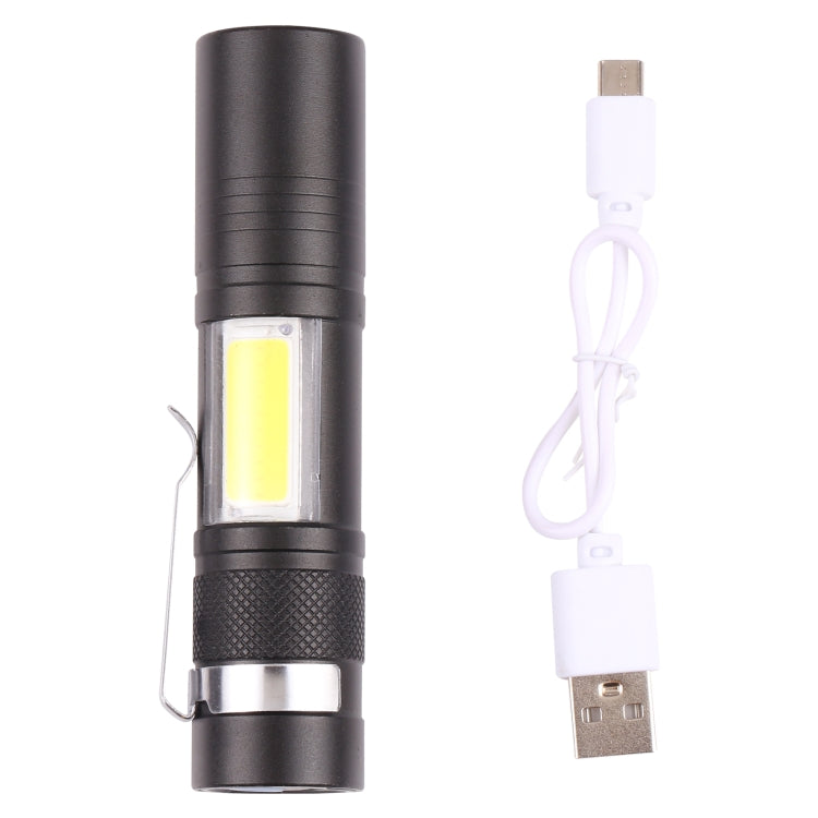 ไฟฉายพกพา Strong Light 3 โหมด USB ชาร์จใหม่ได้, 9