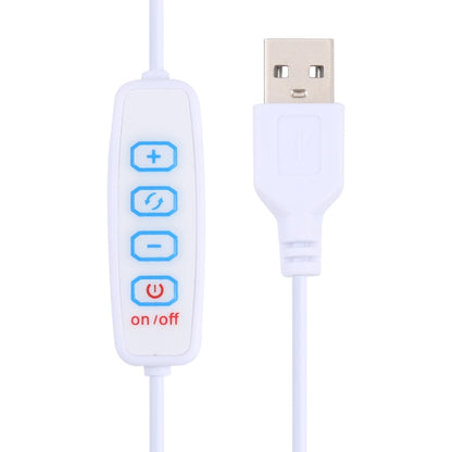 30 ซม. 36 LEDs มัลติฟังก์ชั่น USB สามสี Stepless Dimming หลอดไฟ LED, DC 5V, 30cm