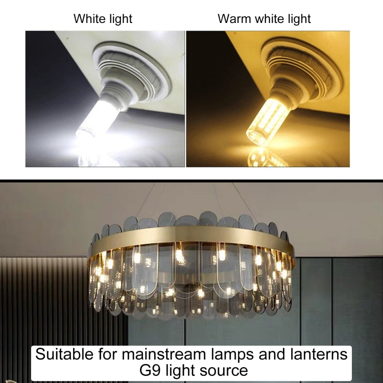 G9 88 LEDs SMD 2835 หลอดไฟ LED ข้าวโพดหรี่แสงได้, AC 220V, 88 LEDs
