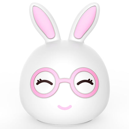 Happy Rabbit Creative Touch 3D LED ไฟกลางคืนตกแต่ง รุ่นแบตเตอรี่ AAA, AAA Battery Version (Pink), AAA Battery Version (Blue)
