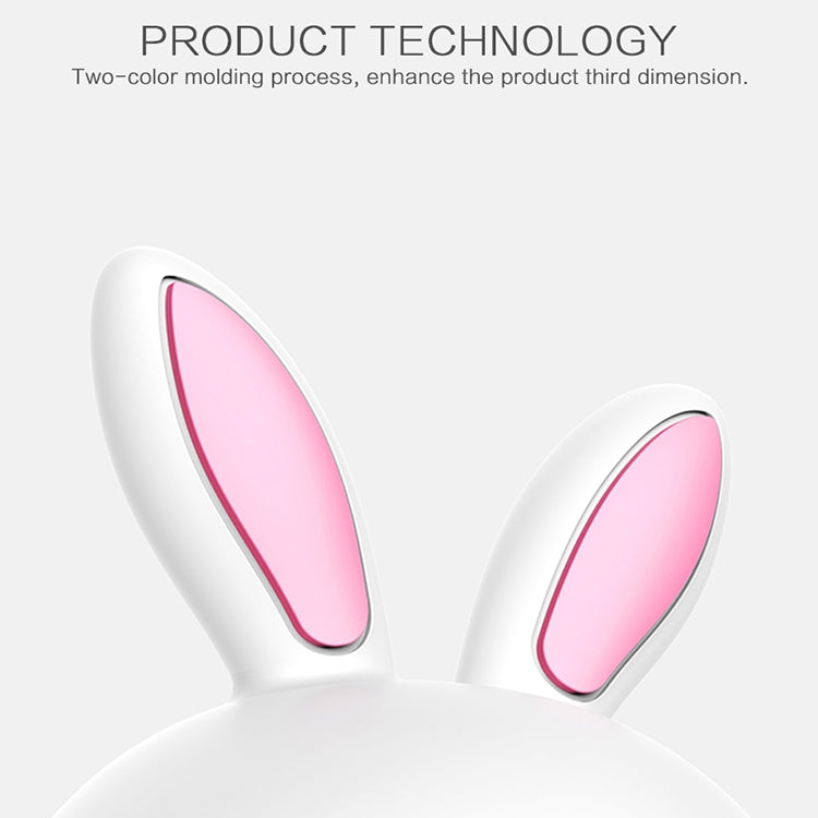 Happy Rabbit Creative Touch 3D LED ไฟกลางคืนตกแต่ง รุ่นแบตเตอรี่ AAA, AAA Battery Version (Pink), AAA Battery Version (Blue)