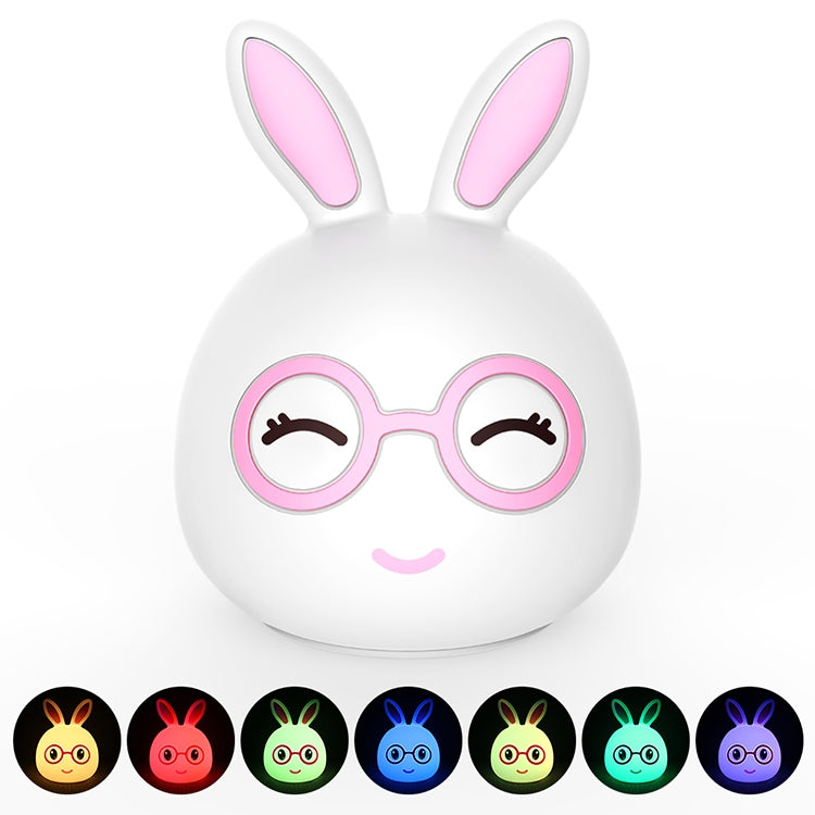 Happy Rabbit Creative Touch 3D LED ไฟตกแต่งกลางคืน, เวอร์ชันการชาร์จ USB