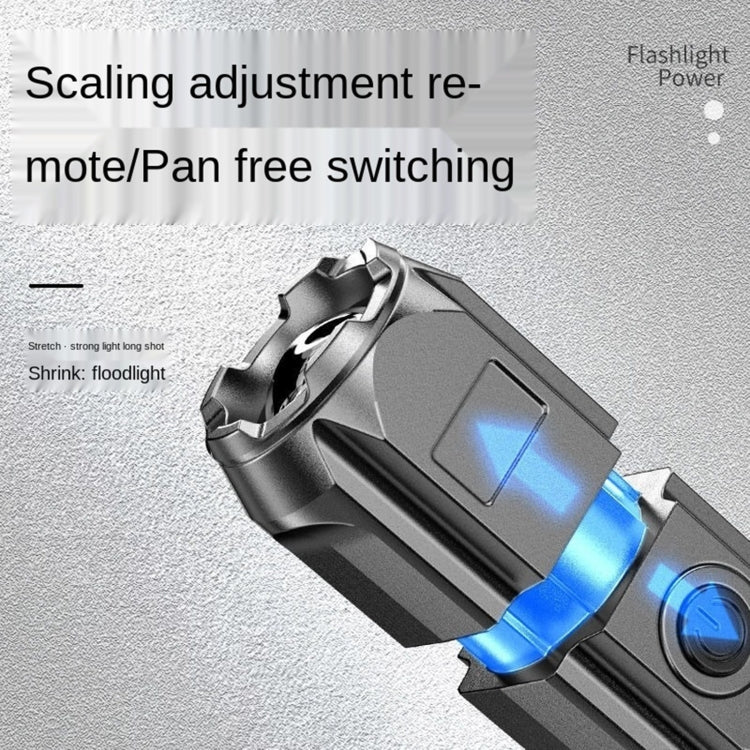 SMILING SHARK 622A ไฟฉาย LED สว่างสามเกียร์แบบยืดไสลด์ได้, 622A
