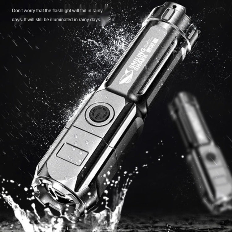 SMILING SHARK 622A ไฟฉาย LED สว่างสามเกียร์แบบยืดไสลด์ได้, 622A
