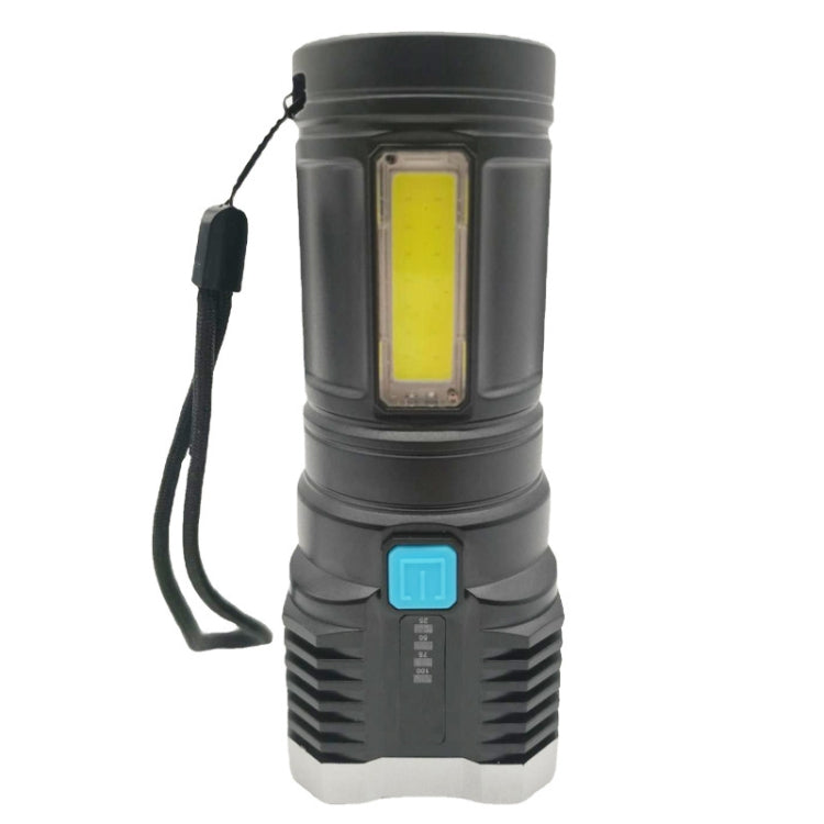 S03 4 x SMD 3030 + COB แสงที่แข็งแกร่ง USB ไฟฉาย LED แบบชาร์จไฟได้