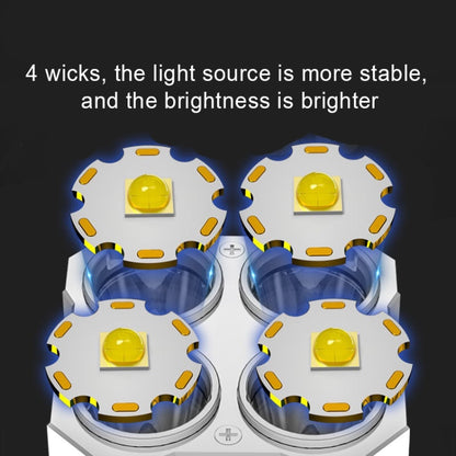 S03 4 x SMD 3030 + COB แสงที่แข็งแกร่ง USB ไฟฉาย LED แบบชาร์จไฟได้