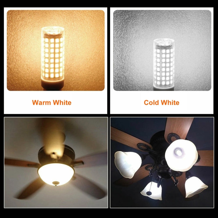 E17 102 LEDs SMD 2835 2800-3200K ไฟ LED ข้าวโพด, AC 110V, E17