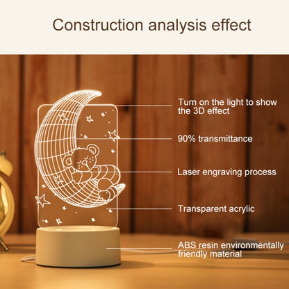 ลูกฟุตบอลสามลูกรูปทรงสร้างสรรค์ Crack Touch Dimming 3D ไฟกลางคืนตกแต่งสีสันสดใส, Three Footballs Shape