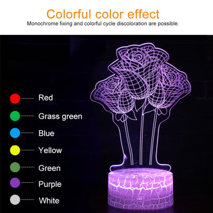 ลูกฟุตบอลสามลูกรูปทรงสร้างสรรค์ Crack Touch Dimming 3D ไฟกลางคืนตกแต่งสีสันสดใส, Three Footballs Shape
