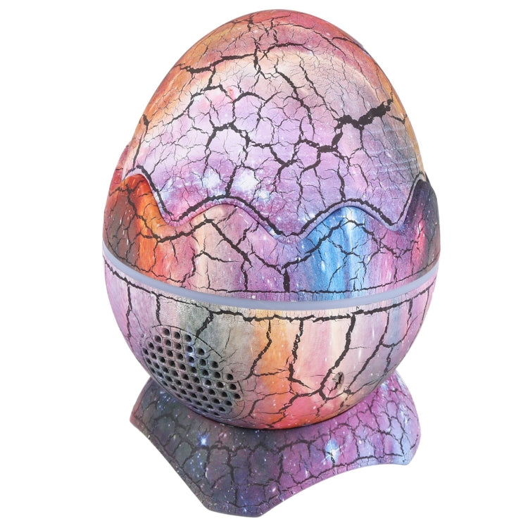 6W Cracked Egg-Shaped รีโมทคอนโทรล LED Starry Sky Projection Lamp