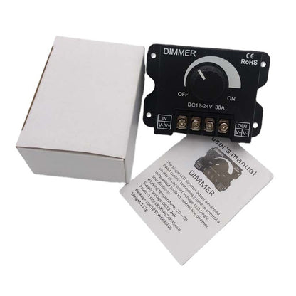 30A LED ตัวควบคุมปุ่มลดแสงโมดูลอัจฉริยะ
