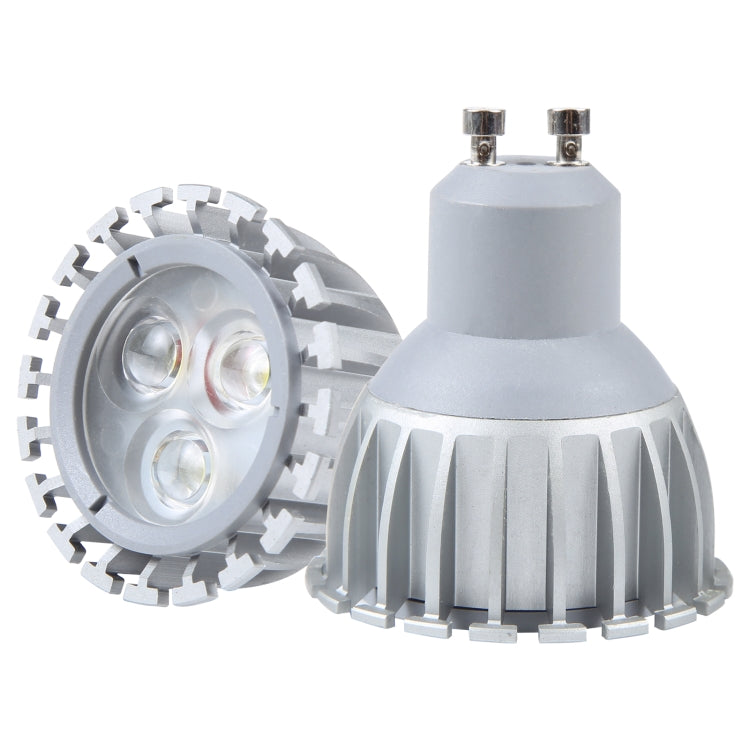 GU10 สปอร์ตไลท์ LED สว่างแสงสีขาว 6W, 85-265V, 6W White Light