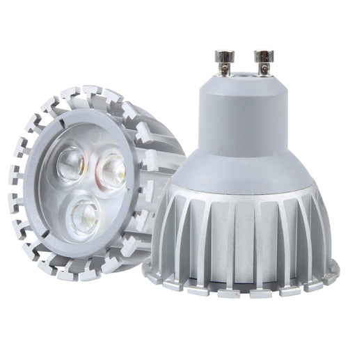 GU10 สปอร์ตไลท์ LED สว่างแสงสีขาว 6W, 85-265V, 6W White Light