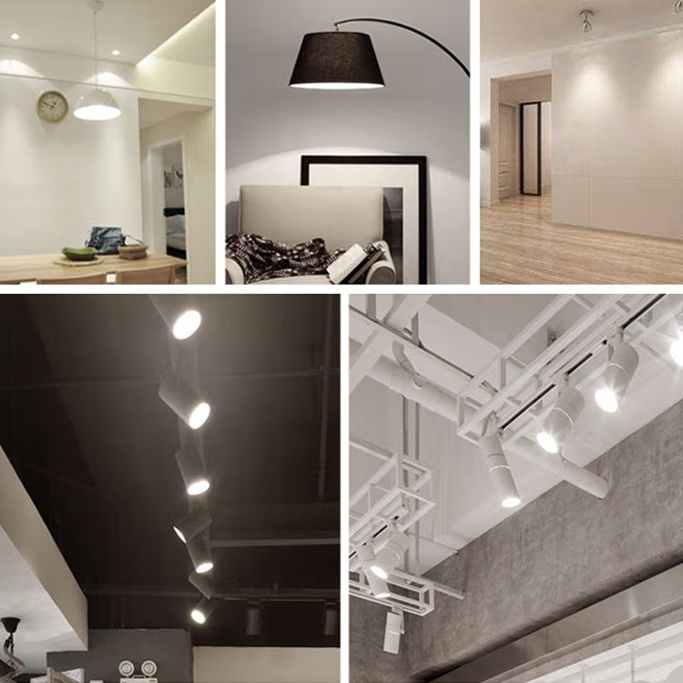 GU10 สปอร์ตไลท์ LED สว่างแสงสีขาว 6W, 85-265V, 6W White Light