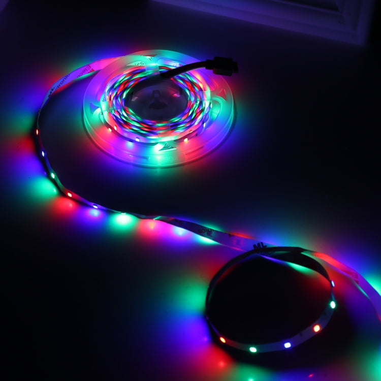 บอร์ดเปลือย 2835 ไฟ LED RGB LED แบบเชือก 60 LED/m ความยาว: 5 ม. 12V 2A 100-240V พร้อมรีโมทคอนโทรล 44 ปุ่ม, 2835 SMD RGB LED, 5m, with 44-key Remote Control