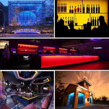 สมาร์ทบลูทูธ APP ควบคุมบอร์ดเปลือย 2835 SMD RGB ไฟ LED เชือก, 60 LED/m, ความยาว: 5 ม., 12V 2A 100-240V, 2835 SMD RGB LED, 5m, Bluetooth APP