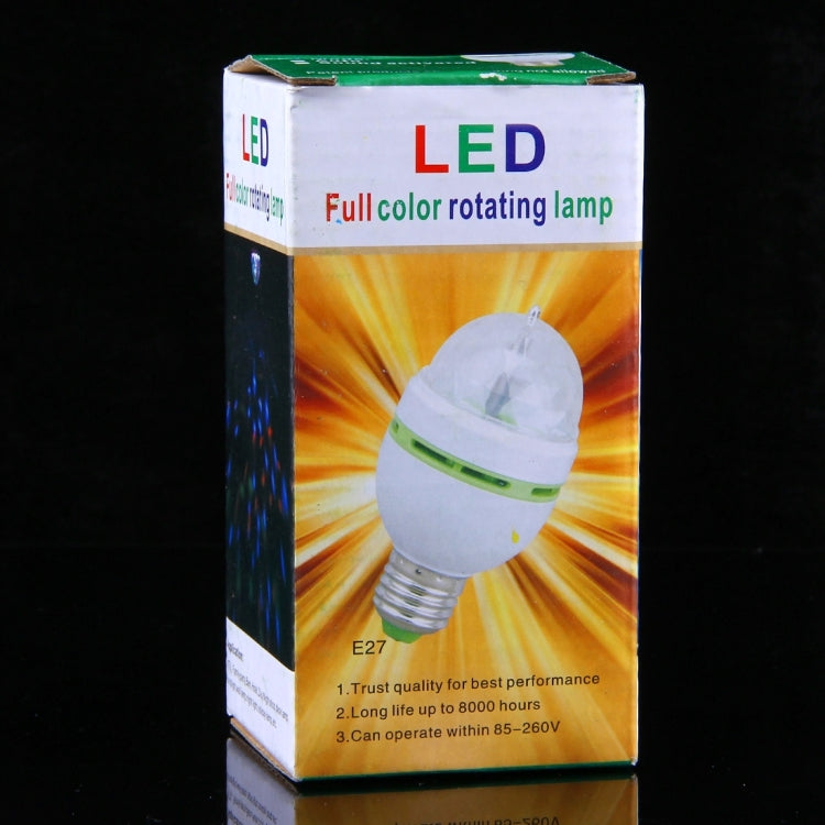 LED โคมไฟหมุนอัตโนมัติสีเต็มรูปแบบสำหรับงานปาร์ตี้ของครอบครัว / KTV / บาร์ / โรงแรม / ดีเจ, AC 85-260V