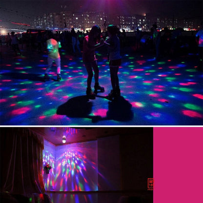 LED โคมไฟหมุนอัตโนมัติสีเต็มรูปแบบสำหรับงานปาร์ตี้ของครอบครัว / KTV / บาร์ / โรงแรม / ดีเจ, AC 85-260V