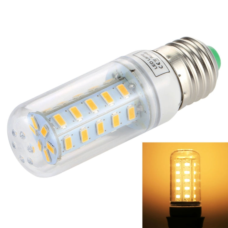 หลอดประหยัดไฟ SMD 5730 DC 12-30V, E27 36 LEDs White Light, E27 36 LEDs Warm White