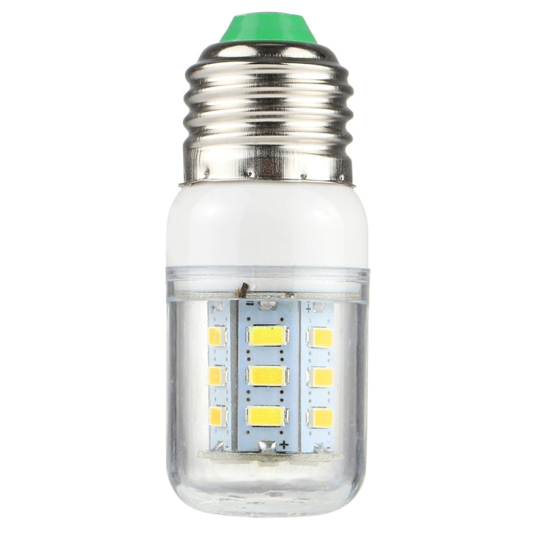 E27 24 LEDs 3W SMD 5730 หลอดประหยัดไฟ LED Corn Light, AC 110-220V, 3W 24LEDs