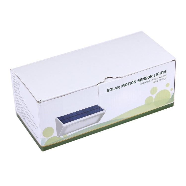 ไฟ LED 800 LM 48 ดวง SMD 2835 เซนเซอร์โคมไฟติดผนังสามเหลี่ยมประหยัดพลังงานพร้อมแผงโซลาร์เซลล์และสวิตช์ซ่อนสำหรับสวน / ลาน / แคมป์ปิ้งกลางแจ้ง (สีเงิน)