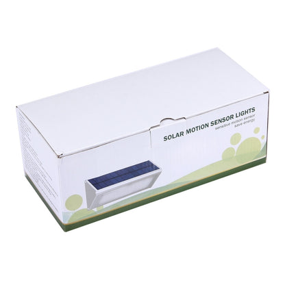 ไฟ LED 800 LM 48 ดวง SMD 2835 เซนเซอร์โคมไฟติดผนังสามเหลี่ยมประหยัดพลังงานพร้อมแผงโซลาร์เซลล์และสวิตช์ซ่อนสำหรับสวน / ลาน / แคมป์ปิ้งกลางแจ้ง (สีเงิน)