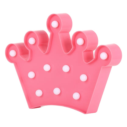 2 x AA แบตเตอรี่ขับเคลื่อนปาร์ตี้เทศกาลตารางงานแต่งงานโคมไฟกลางคืน, Small Crown(Pink), Small Crown(Blue), Small Crown(White)