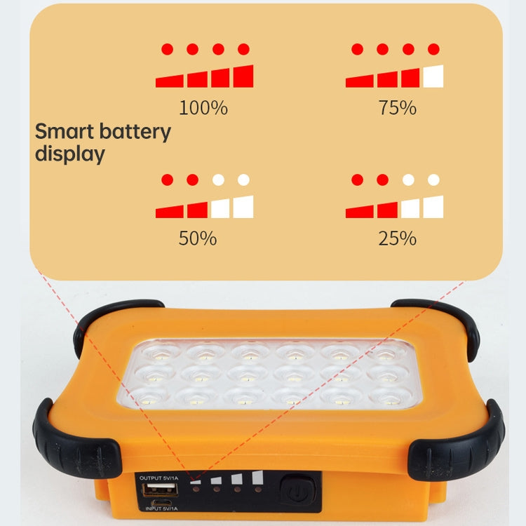 50W 32 LEDs พลังงานแสงอาทิตย์แบบพกพา Camping Light Magnetic Lighting ไฟฉุกเฉินสี่ระดับความสว่าง & Power Bank & ไฟแสดงสถานะแบตเตอรี่