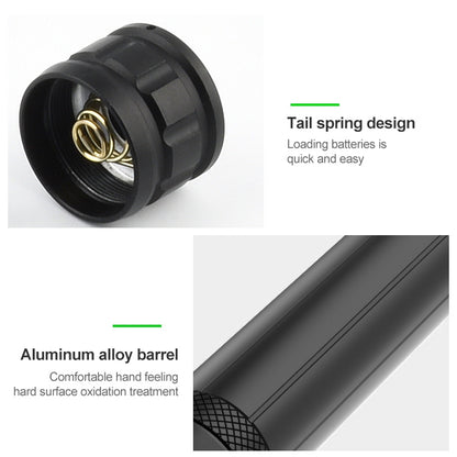 สไตล์สั้นการชาร์จ Micro USB กันน้ำกลางแจ้ง P70 + COB ไฟฉาย LED, รองรับการแสดงผลพลังงานและการโฟกัสแบบยืดไสลด์และการปรับความสว่าง 7 ระดับ, P70