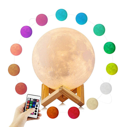 การชาร์จ USB ไฟกลางคืน LED ลดแสง 16 สีพร้อมรีโมทคอนโทรลและที่ยึดไม้
