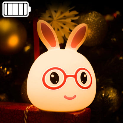Creative แบตเตอรี่ขับเคลื่อน LED โคมไฟตกแต่งของขวัญแปลกใหม่, Smile Pink Rabbit/Battery-Powered, Smile Blue Rabbit/Battery-Powered, Happy Pink Rabbit/Battery-Powered, Happy Blue Rabbit/Battery-Powered