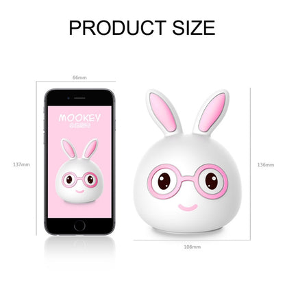 Creative แบตเตอรี่ขับเคลื่อน LED โคมไฟตกแต่งของขวัญแปลกใหม่, Smile Pink Rabbit/Battery-Powered, Smile Blue Rabbit/Battery-Powered, Happy Pink Rabbit/Battery-Powered, Happy Blue Rabbit/Battery-Powered