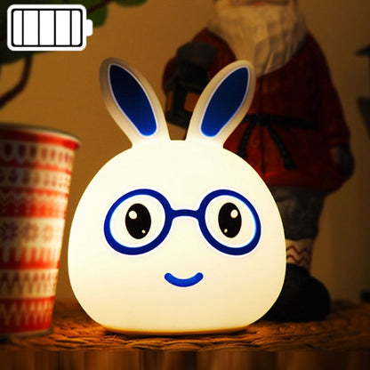 Creative แบตเตอรี่ขับเคลื่อน LED โคมไฟตกแต่งของขวัญแปลกใหม่, Smile Pink Rabbit/Battery-Powered, Smile Blue Rabbit/Battery-Powered, Happy Pink Rabbit/Battery-Powered, Happy Blue Rabbit/Battery-Powered