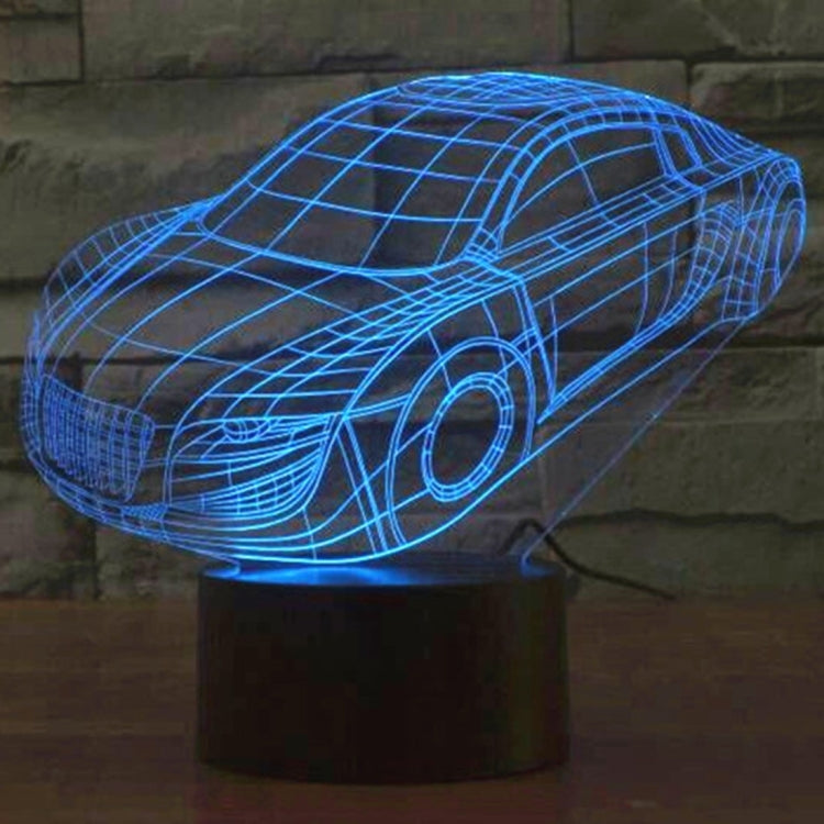 7 สีเปลี่ยนสี Creative Visual สเตอริโอโคมไฟโคมไฟตั้งโต๊ะ Night Light, Car Style