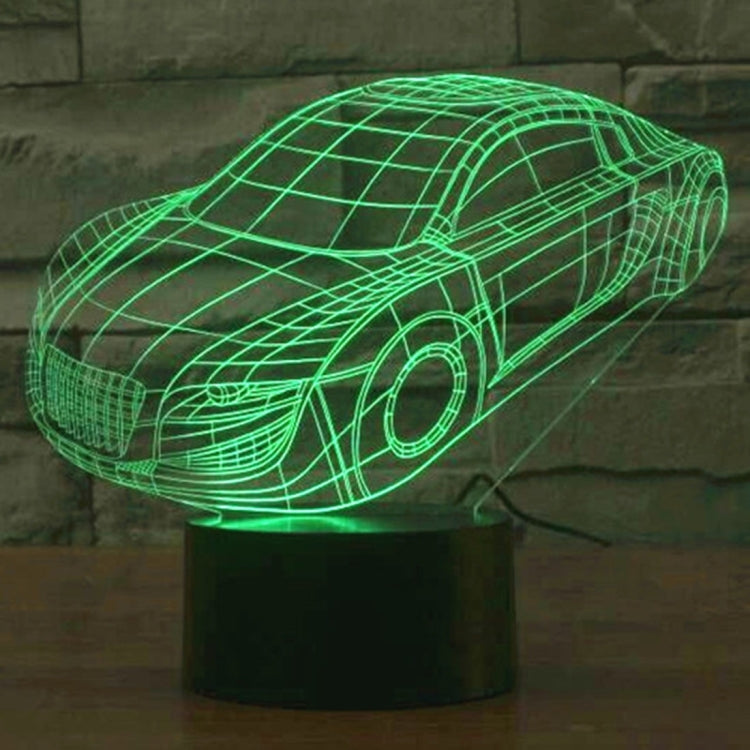 7 สีเปลี่ยนสี Creative Visual สเตอริโอโคมไฟโคมไฟตั้งโต๊ะ Night Light, Car Style