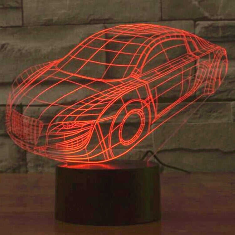7 สีเปลี่ยนสี Creative Visual สเตอริโอโคมไฟโคมไฟตั้งโต๊ะ Night Light, Car Style