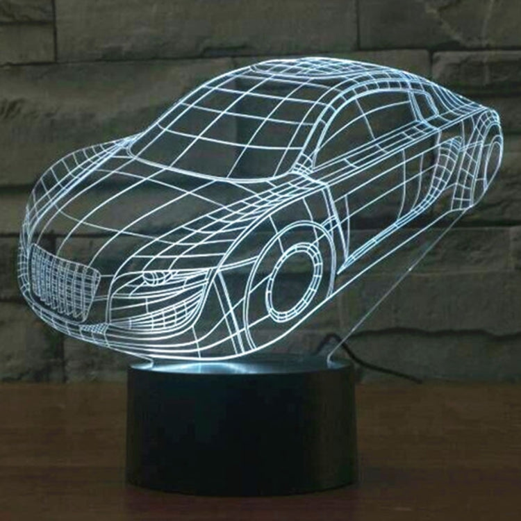 7 สีเปลี่ยนสี Creative Visual สเตอริโอโคมไฟโคมไฟตั้งโต๊ะ Night Light, Car Style