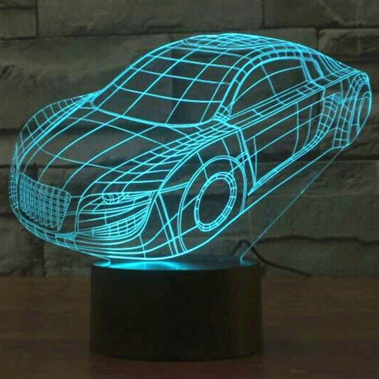 7 สีเปลี่ยนสี Creative Visual สเตอริโอโคมไฟโคมไฟตั้งโต๊ะ Night Light, Car Style