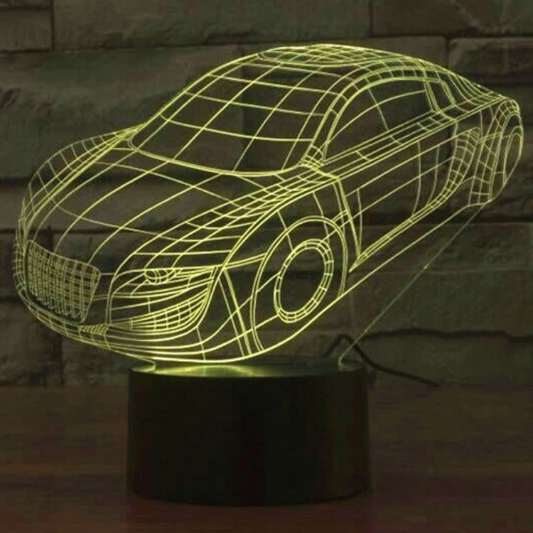 7 สีเปลี่ยนสี Creative Visual สเตอริโอโคมไฟโคมไฟตั้งโต๊ะ Night Light, Car Style