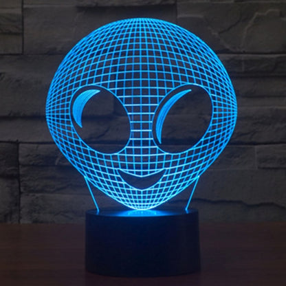 7 สีเปลี่ยนสี Creative Visual สเตอริโอโคมไฟโคมไฟตั้งโต๊ะ Night Light, Alien Style