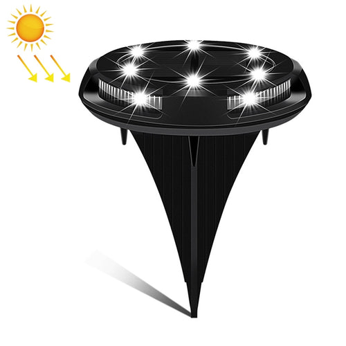 ไฟ LED 10 ดวงสวนพลังงานแสงอาทิตย์กลางแจ้งกันน้ำฝังแสง, 10 LED