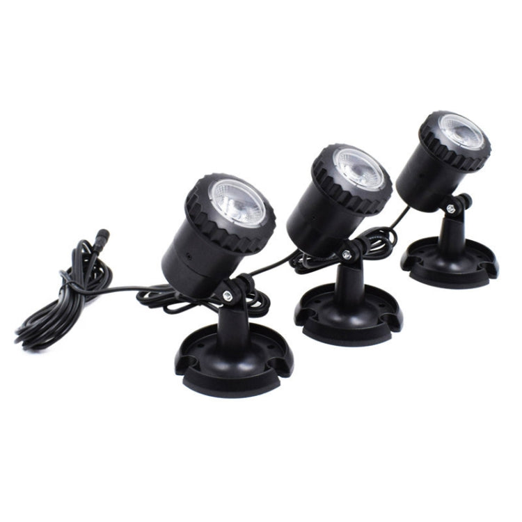 3 In 1 Warm Light สนามหญ้าแทรก สระ ดำน้ำ Spotlight พลังงานแสงอาทิตย์, Warm Light