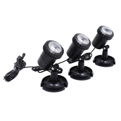 3 In 1 Warm Light สนามหญ้าแทรก สระ ดำน้ำ Spotlight พลังงานแสงอาทิตย์, Warm Light