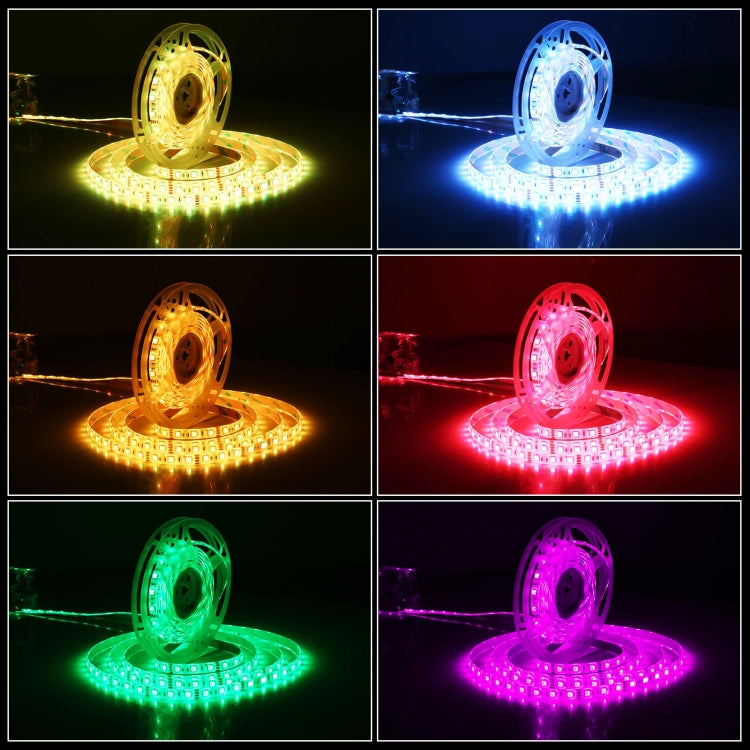 ไฟ LED 300 ดวง SMD 5050 แอพแสงสีสันสดใส รีโมทคอนโทรล ทำงานร่วมกับ Alexa และ Google Home