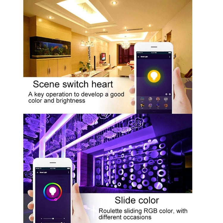 ไฟ LED 300 ดวง SMD 5050 แอพแสงสีสันสดใส รีโมทคอนโทรล ทำงานร่วมกับ Alexa และ Google Home