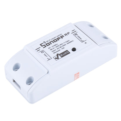 Sonoff 433MHz DIY WiFi สมาร์ทรีโมทคอนโทรลไร้สายโมดูลจับเวลาสวิตช์ไฟสำหรับบ้านอัจฉริยะรองรับ iOS และ Android, 433MHz