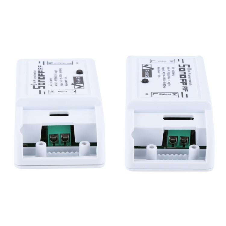 Sonoff 433MHz DIY WiFi สมาร์ทรีโมทคอนโทรลไร้สายโมดูลจับเวลาสวิตช์ไฟสำหรับบ้านอัจฉริยะรองรับ iOS และ Android, 433MHz