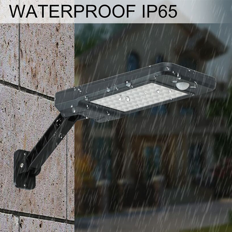 12W 56LEDs SMD 2835 บ้านกลางแจ้ง IP65 กันน้ำรีโมทคอนโทรลโคมไฟติดผนังพลังงานแสงอาทิตย์ Human Body Sensor Light