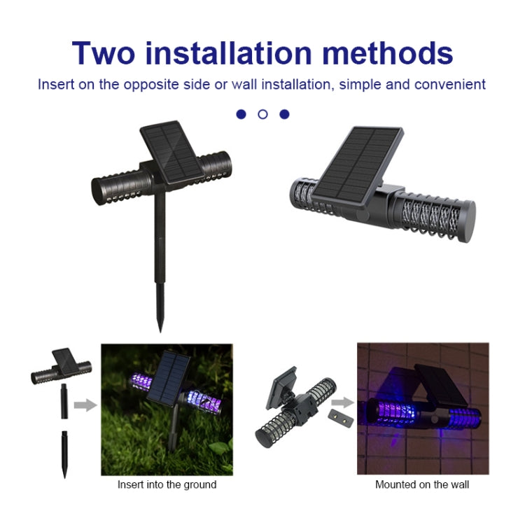 SZ-16008 พลังงานแสงอาทิตย์นักฆ่ายุงกลางแจ้ง IP65 กันน้ำ LED ภูมิทัศน์สวนปลั๊กเครื่องดักยุงโคมไฟสนามหญ้าตกแต่ง
