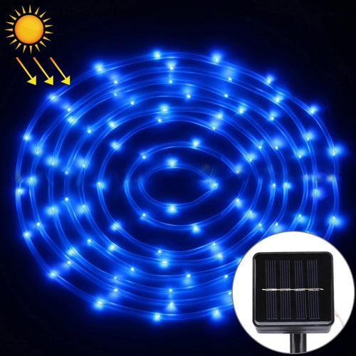 แผงโซล่าเซลล์กันน้ำ 50 LED, 5m 50LED Blue Light, 5m 50LED White Light, 5m 50LED Warm White